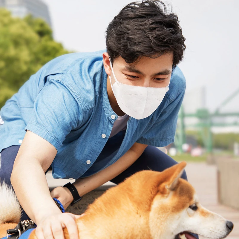 20 шт. Xiaomi AIRPOP тонкая маска Воздушная одежда PM2.5 свободный размер моющиеся для ушей