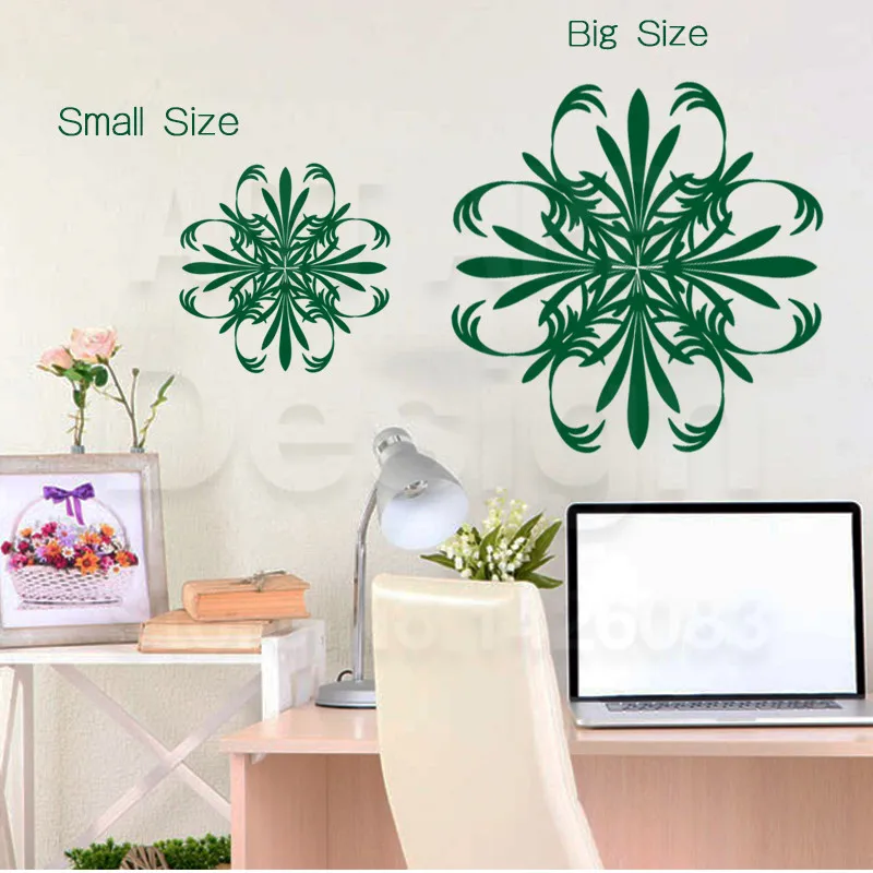 Художественный новый дизайн виниловый домашний декор Креативный цветочный