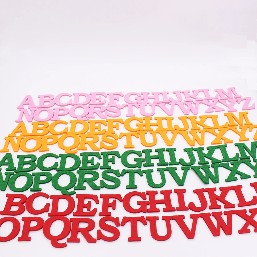 Фетровая буква алфавита Полиэстеровая ткань для шитья фетровая рукоделия