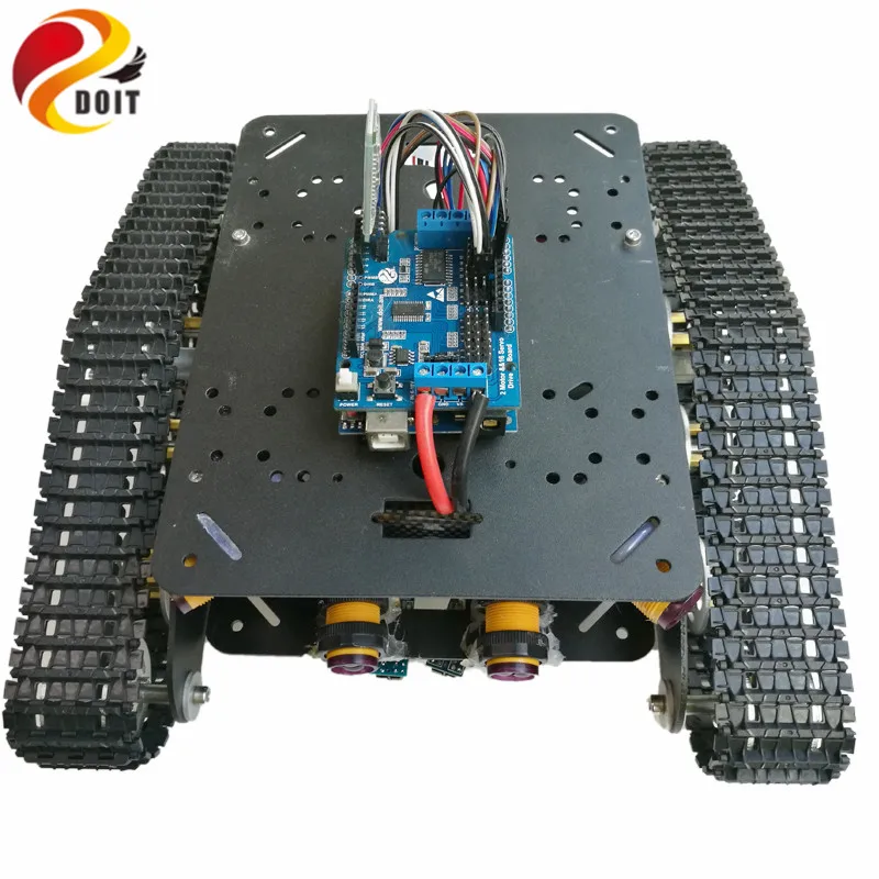 TSD300 Bluetooth/WiFi управление гусеничный Танк шасси автомобиля с отслеживанием и
