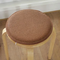 round cloth tie on seat cushion home decoration foam chair cushion circular seat pad non slip office sit cushion home textile
