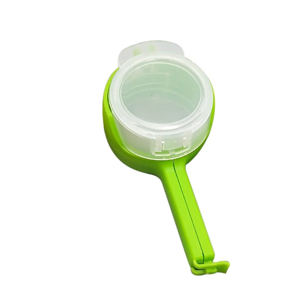 Seal Pour Food Storage Bag Clip Snack Sealing Clips Food Sack Sealer Clamp with Lid Discharge Nozzle Home Travel Kitchen Gadgets