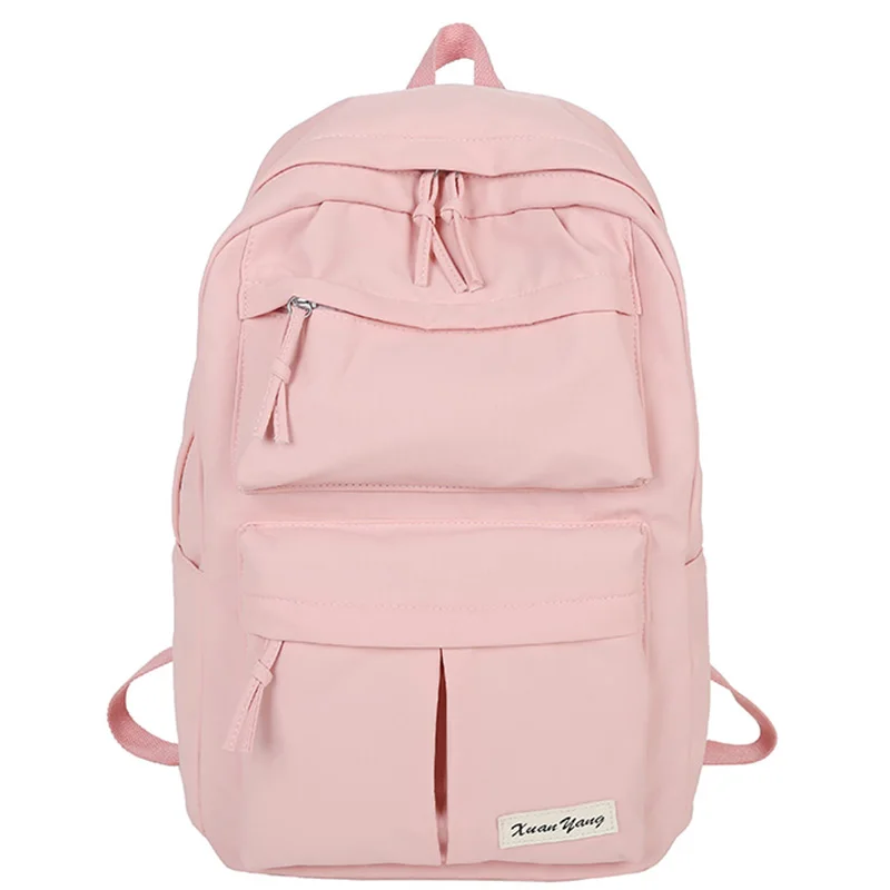 pink Многофункциональный модный женский рюкзак, школьная сумка для девочек-подростков, водонепроницаемые Рюкзаки с аппликацией, женские нейлоновые школьные рюкзаки, повседневные женские рюкзаки - Цвет: pink