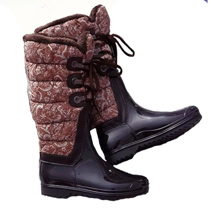 2018 Новое поступление зимние Для женщин толстые теплые Лакированная кожа