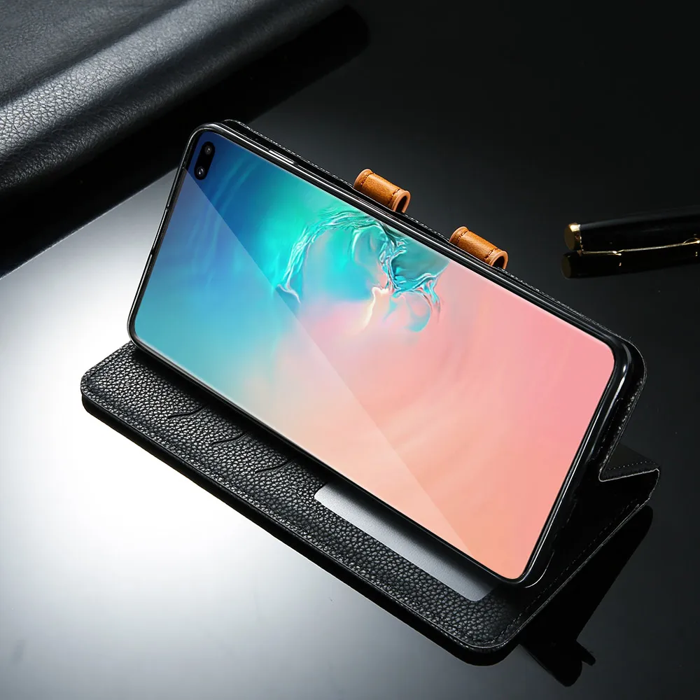 Кожаный чехол кошелек KISSCASE для Samsung Galaxy Note 9 8 S10 Plus S10e S9 A9 A8 A6 A7 2018 сумка