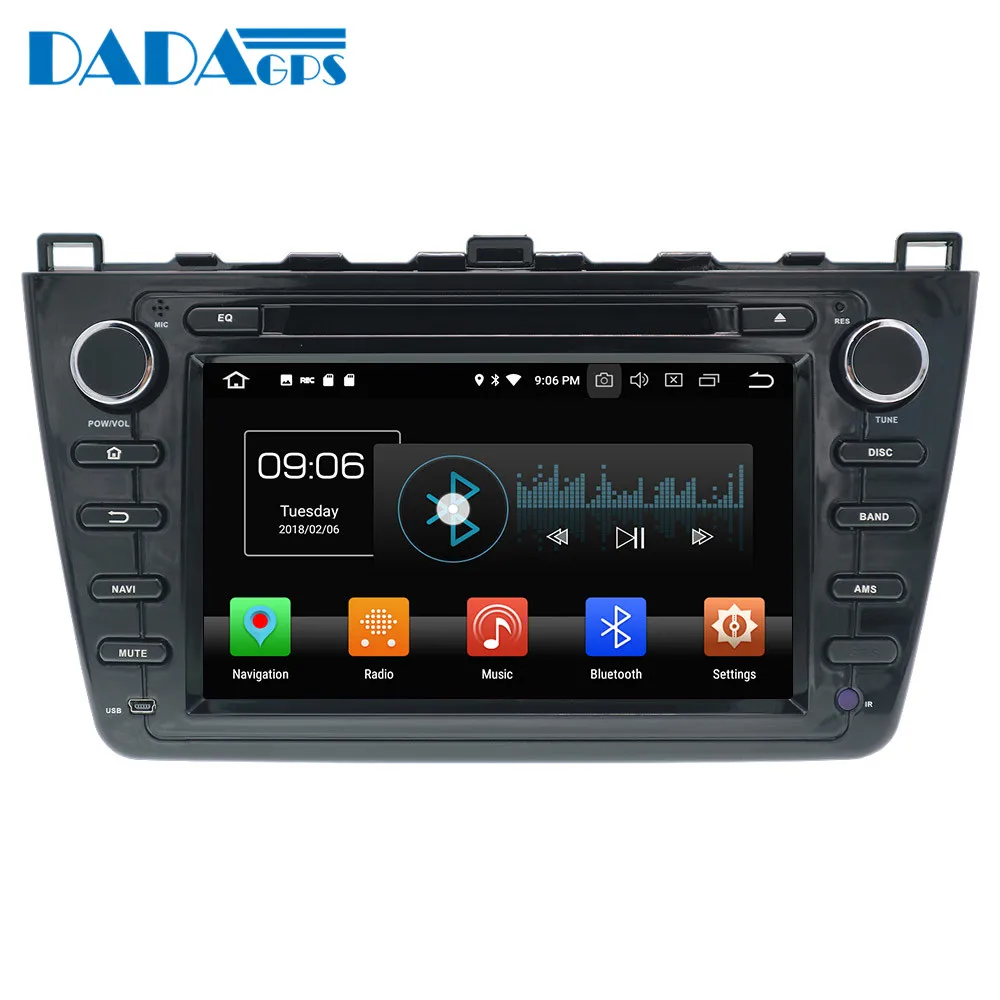 Автомобильный мультимедийный плеер для Mazda 6 Android 2007 2012 Стерео PX6 аудио GPS