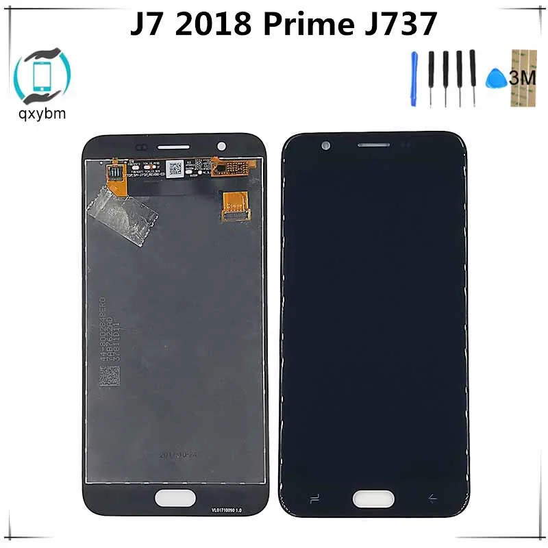 Супер OLED 5 дюймов для Samsung Galaxy J7 2018 Prime J737 ЖК дисплей с кодирующий преобразователь