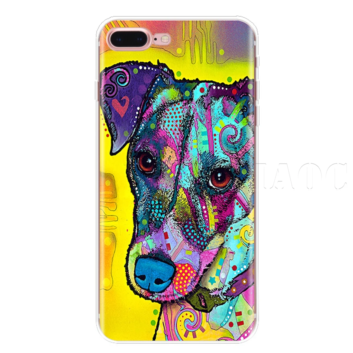 Мягкий силиконовый чехол YIMAOC Джек Рассел терьер для iPhone 11 Pro XS Max XR X 8 7 6 6S Plus 5 5S se - Цвет: 2