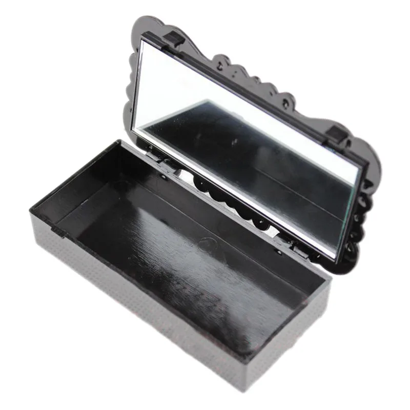 Старинный ящик для хранения ювелирных изделий Портативный косметический макияж