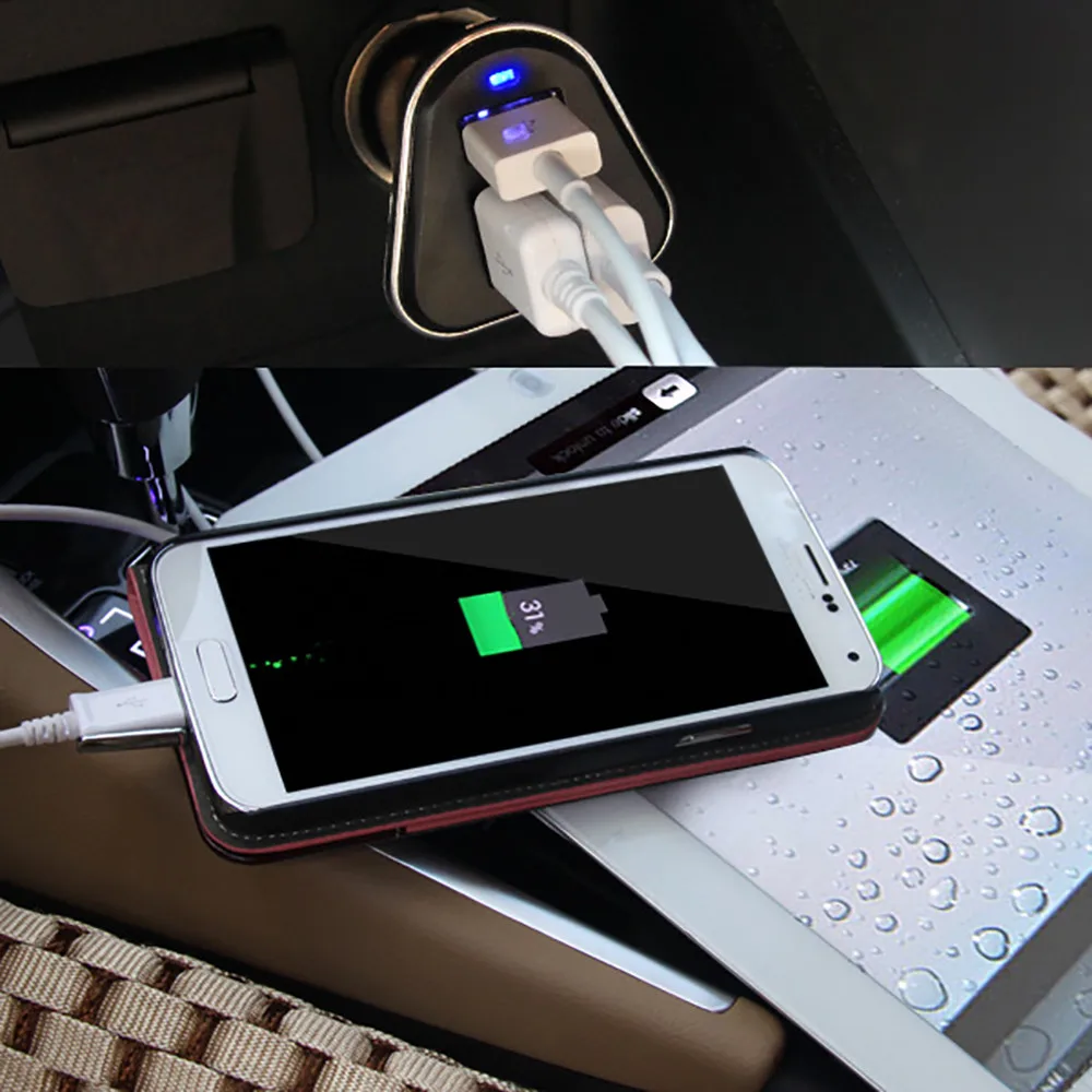 USB 3 Port 5V 5.2A Car Socket Lighter Charger Adapter Fast Charge For Iphone Samsung 8/8 Plus | Автомобили и мотоциклы