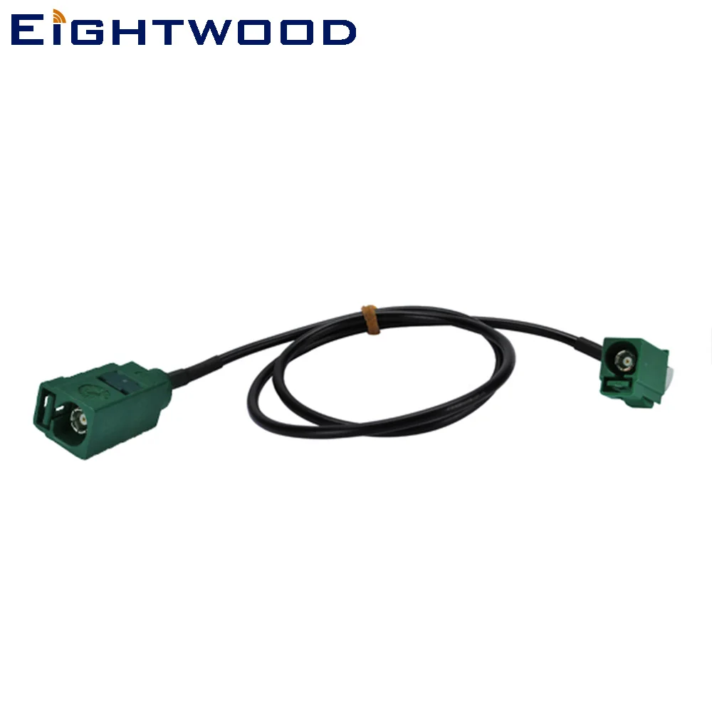 

Адаптер Fakra Cable Green E Женский к женскому отрезом под прямым углом RG174 коаксиальный для автомобиля TV1 GSM радио GPS антенна