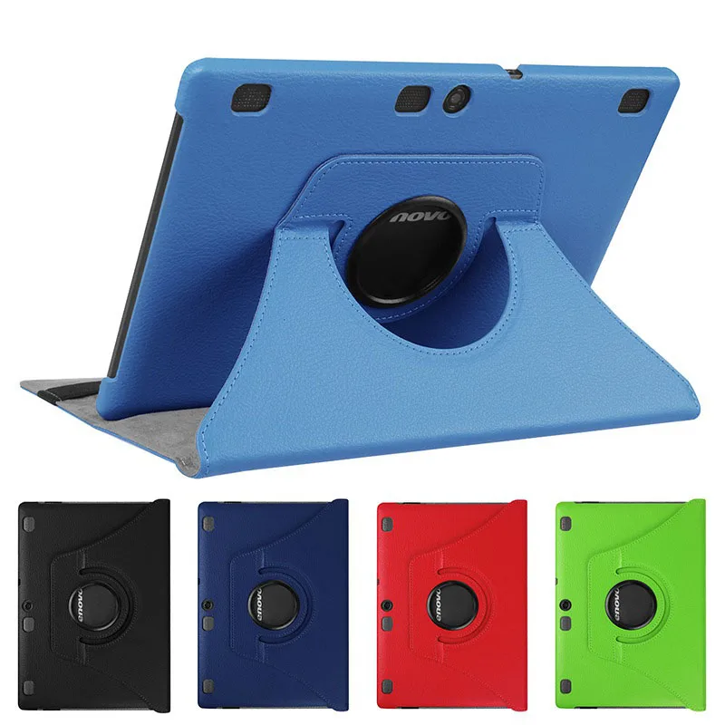 360 Вращающийся из искусственной кожи чехол для lenovo Tab 2 A10-70F/L A10-30 X30F/M Tab 3X70 X70F X70M Tab 10 TB-X103F X103F чехол+ Защитная пленка на экран+ подставка для ручек