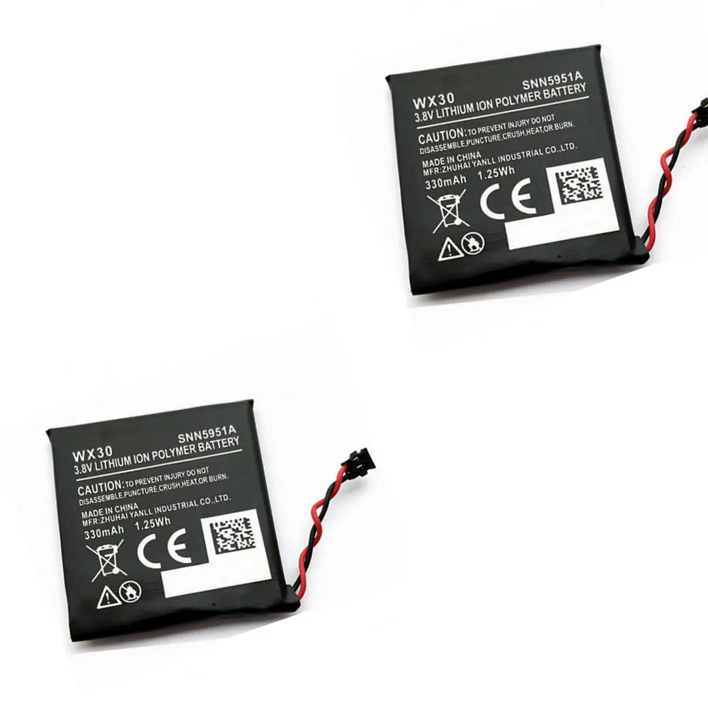 Высокое качество Замена батареи подлинный новый оригинальный 330Mah WX30 SNN5951A для