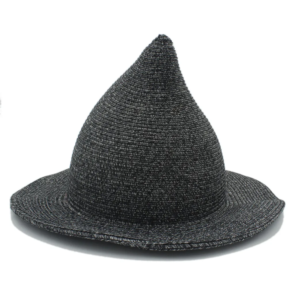 Женские и мужские вечерние соломенные шапки Gandalf для костюмированной вечеринки