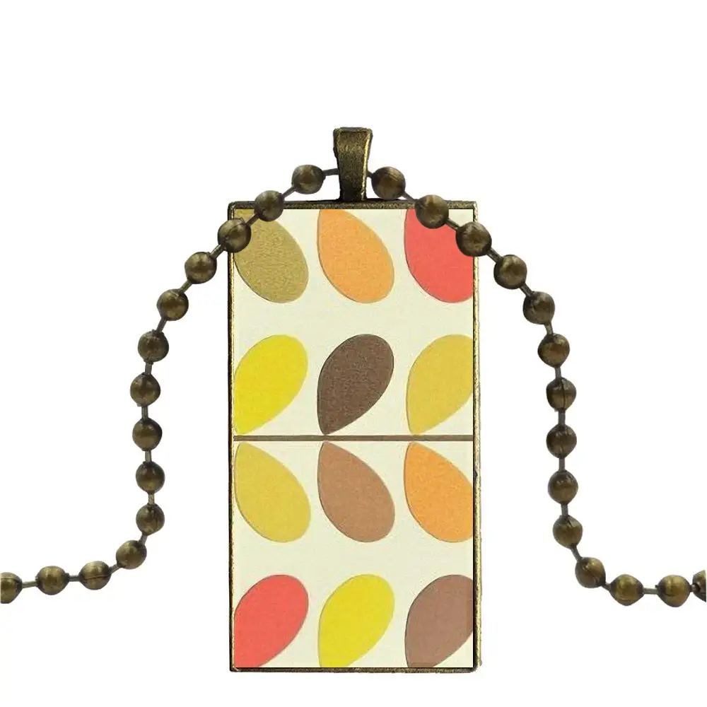EJ glaze подарок на день Святого Валентина многоствольное ожерелье Orla Kiely Folio модная