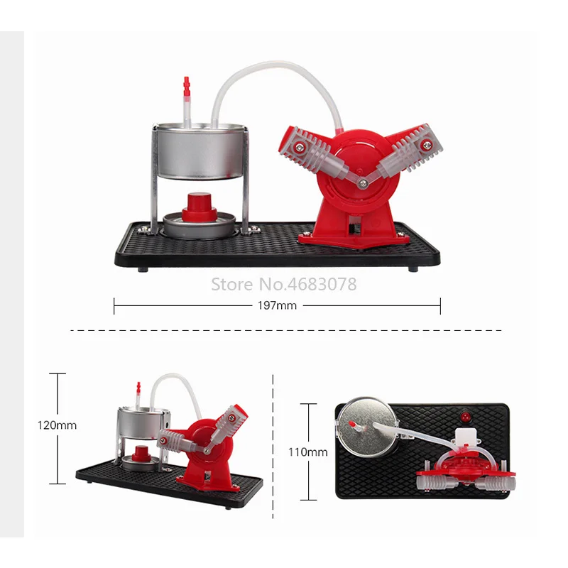 Детский паровой двигатель научный эксперимент физика обучение обучающие машины