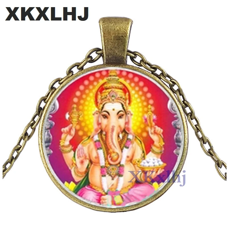 Винтажное женское ожерелье XKXLHJ индийское круглое ювелирное изделие Ganapati