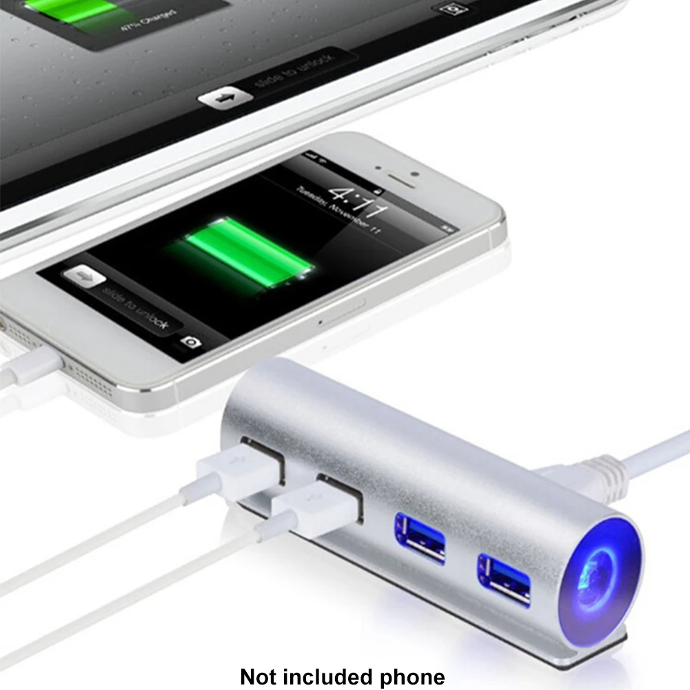 Концентратор компьютер интимные аксессуары USB 3 0 Алюминий сплав высокое Скорость
