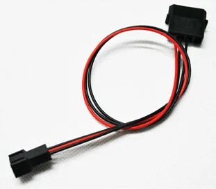 IDE Molex к охлаждающему вентилятору 3-контактный разъем (2pin провод) кабель питания