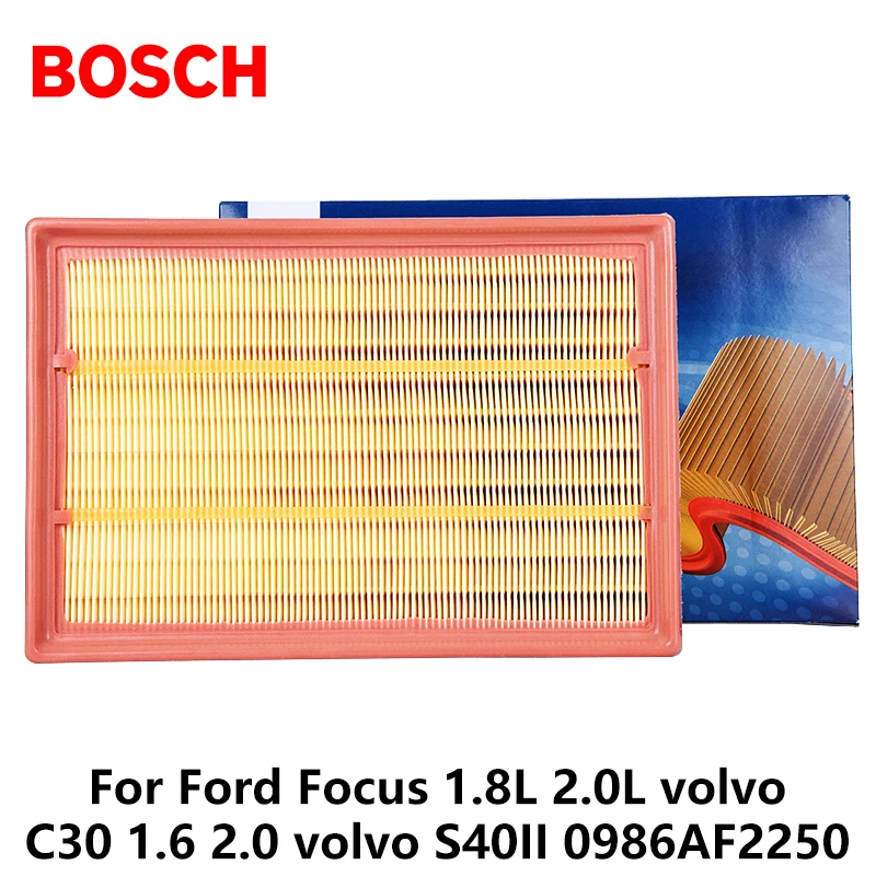 Bosch автомобилей Воздушный фильтр для Ford Focus 1.8L 2.0L Volvo C30 1.6 2.0 S40II 0986AF2250 | Автомобили и