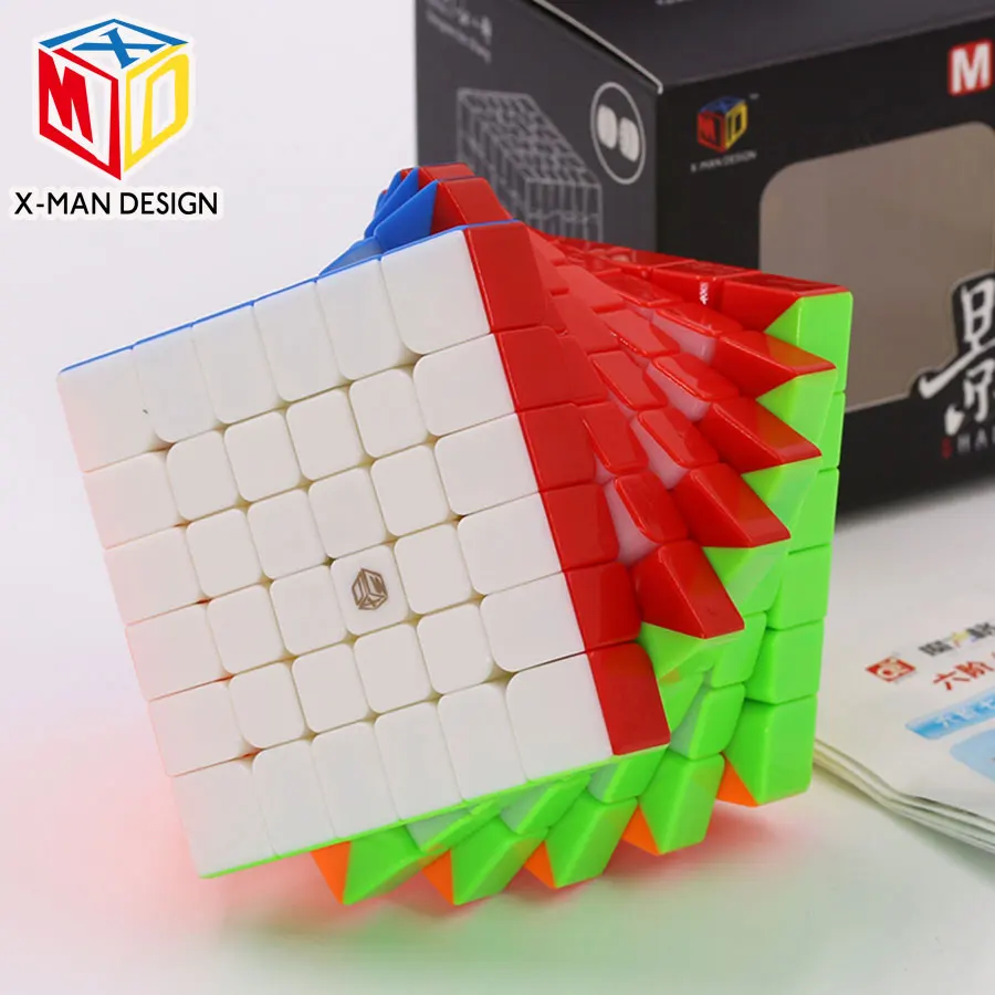 Головоломка, магический куб QiYi Xman 6x6x6 6*6*6 Shadow M, магнитный кубик, профессиональная образовательная головоломка, твист, игрушки мудрости, логическая игра Z