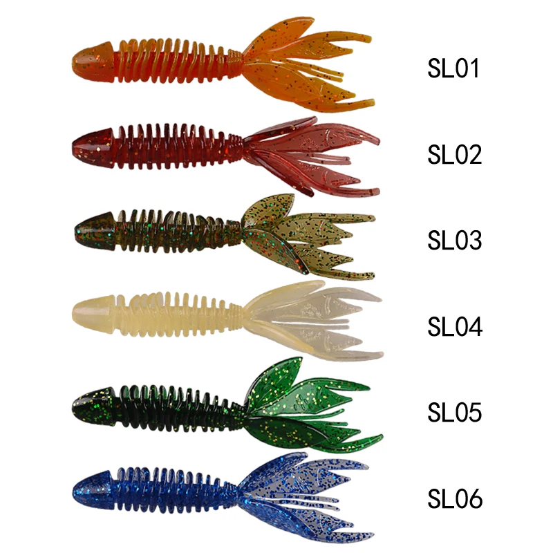 

5pcs Soft Bait 10cm 7.8g Fishing Lure Silicone Baits Iscas Artificial Soft Fishing Wobblers for Carp Fishing Worm Pesca Peche