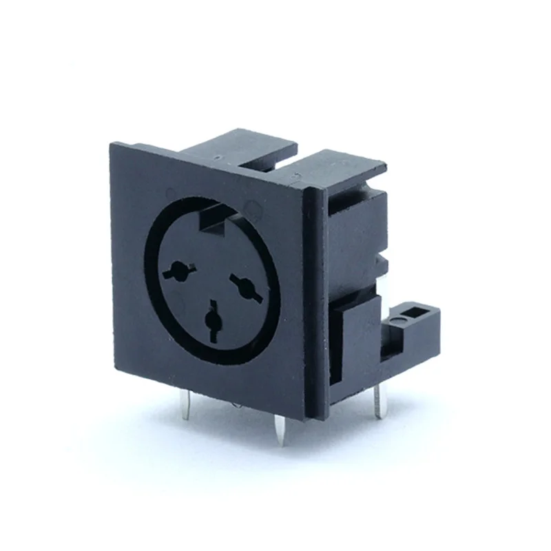 3 шт. высокое качество S клеммы Micro power Socket 3PIN DIN Jack разъем PCB панель крепление