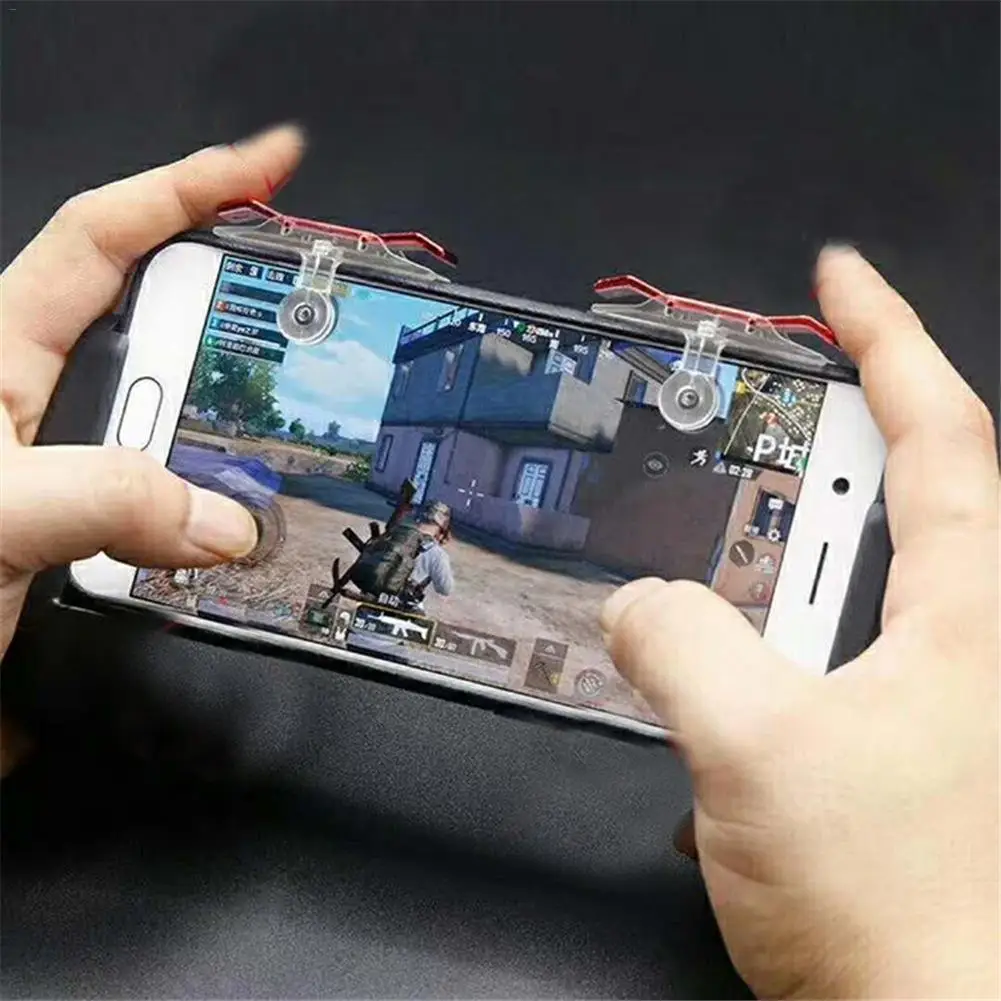 2 шт. PUBG мобильный контроллер геймпад Fire L1 R1 триггер PUGB мобильный игровой коврик для телефона универсальные игровые триггеры аксессуары
