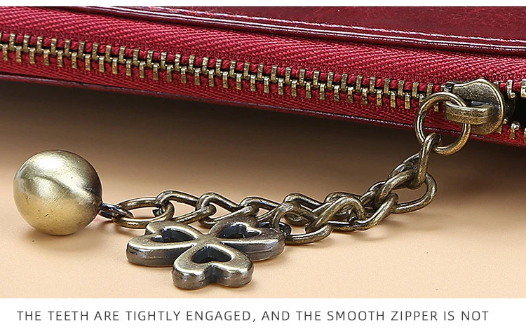 New Vintage Hasp Long Purse Ladies Wallet Women Luxury Brand Retro Zipper Leather Purses Female Wallets Woman Card Holder