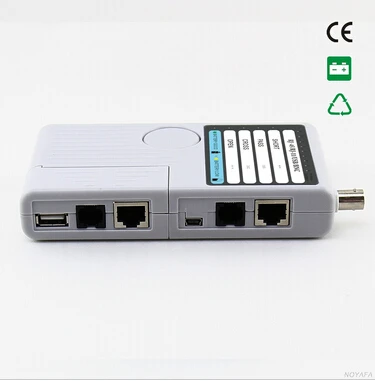 NOYAFA NF-3468 4 in 1 Network Cable Tester RJ45 RJ11 USB BNC LAN Cat5 Cat6 Wire Continuity Test