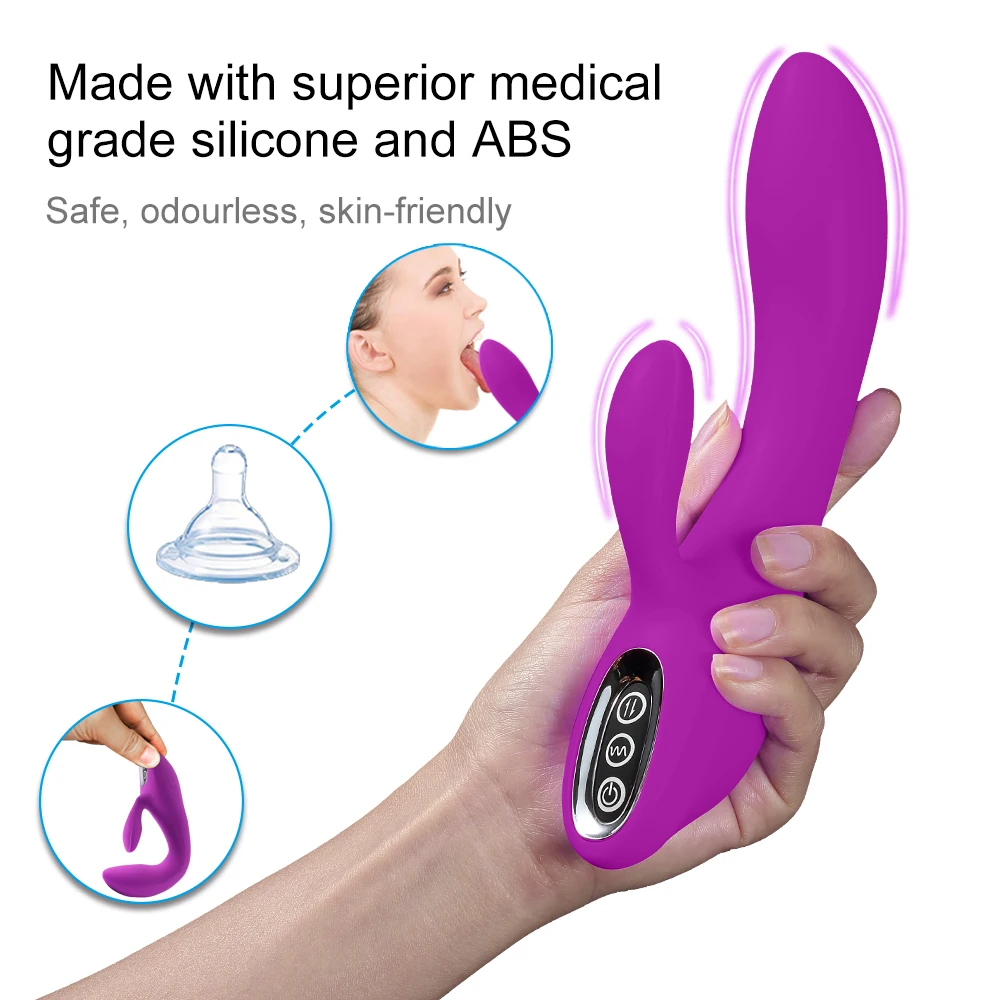 G-Spot кролик клитор 12 скоростной стимулятор вагинальный вибратор USB