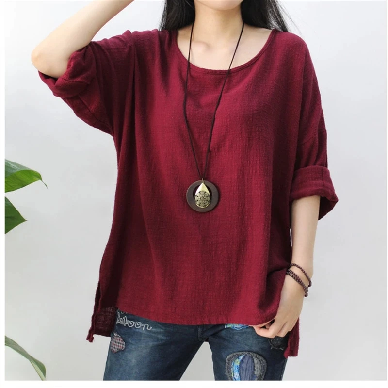 Aransue весенне летней футболкой с коротким рукавом топ оригинальным дизайном Blusa