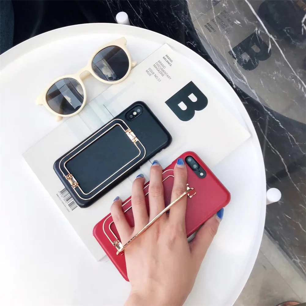 Для iPhone 8 чехол Корея модные кожаные браслеты на для телефона iphone 6 iphone 6s iphone 7 Plus X