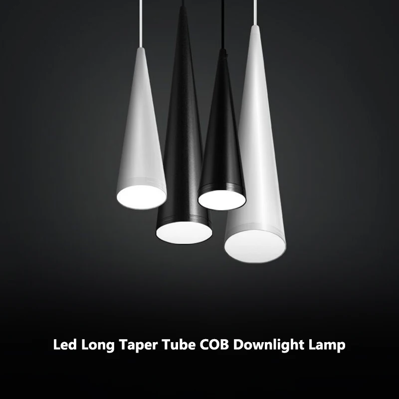 

DONWEI 5W led Pendant Lamp Aluminum hanging Kitchen Dining Room Shop Bar Counter Decoration Cylinder Pendant Lights AC85-265V