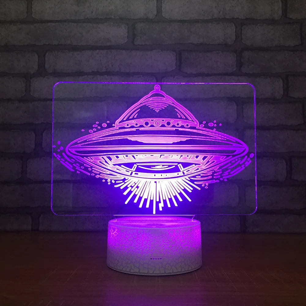 Креативный маленький 3d ночник с Usb разъемом маленькие светильники сенсорным