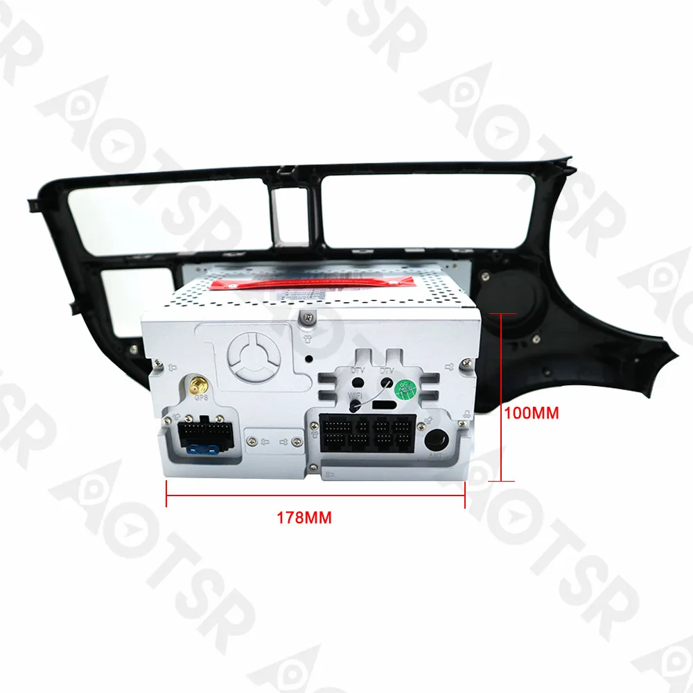 Автомобильный GPS навигатор Aotsr Android 8 0 автомобильный радиоприемник DVD плеер