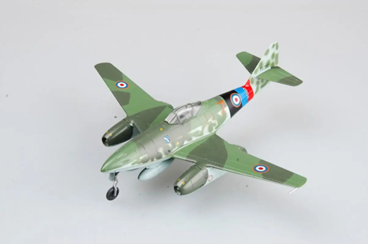 WW2 Немецкий Me 262 A 1a желтый 7 Великобритания захватили самолет без литья под