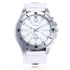 2018 Модные женские повседневные мужские часы, спортивные наручные часы с ремешком из искусственной кожи, кварцевые часы для джентльменов с ремешком