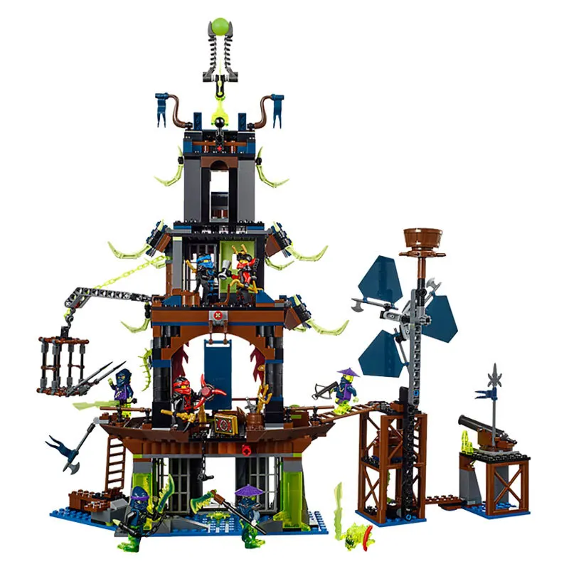 Legoing Ninjago 10401 Master Luo's Dark Dragon King 1069Pcs Building Blocks Toys for Children Ninjagoings Figures 70732 | Игрушки и