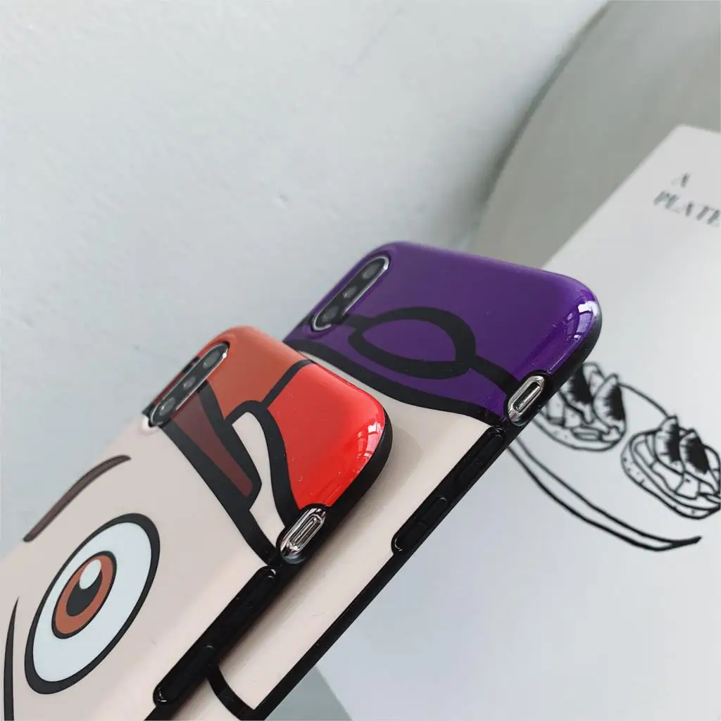 IMD Funda iphone 7 чехол с милыми глазами Buzz Lightyear Woody Mermaid Phone Чехол для 6 S 8 Plus 10 X XR XS