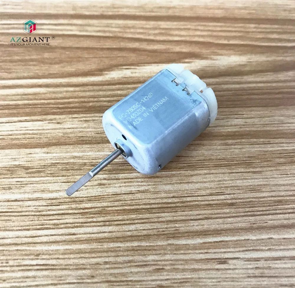 AZGIANT 12 В DC Автомобильный Дверной замок двигатель FC-280SC-14260 миниатюрная Угольная щетка 280 мотор 6800 об/мин для mabuchi замок привод двигателя