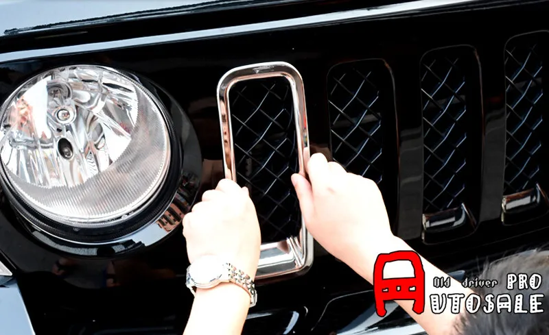 7 шт. хромированная решетка для Jeep Patriot 2011 2012 2013 2014 2015 ABS|Хромирование| |