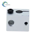 Алюминиевый нагревательный блок V6 для V5 V6 J-head, экструдер HotEnd, детали для 3D-принтеров, нагревательный нагреватель, аксессуары, 20*16*12 мм