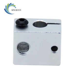 Алюминиевый нагревательный блок V6 для V5 V6 J-head, экструдер HotEnd, детали для 3D-принтеров, нагревательный нагреватель, аксессуары, 20*16*12 мм