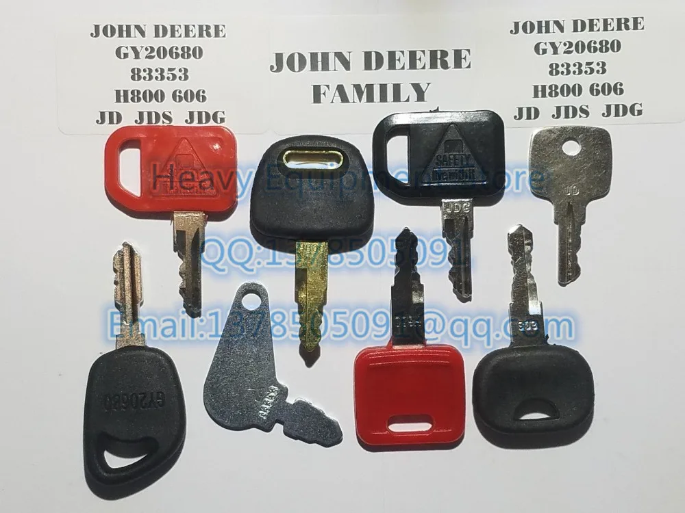 Стартовый переключатель для John Deere Hitachi Key JDS JD JDG H800 606 83353 GY20680 | Автомобили и