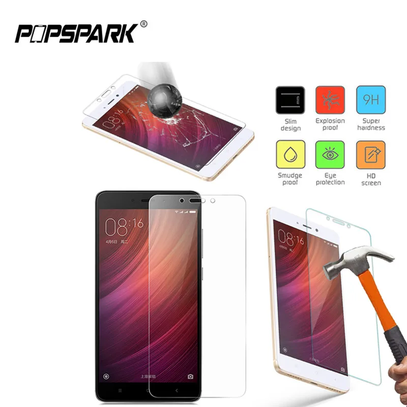 Защитное стекло от царапин для Xiaomi Redmi 6 6A Pro 3 3X 3S 4X 5A 5Plus Note 4 32 Гб|Защитные стёкла и