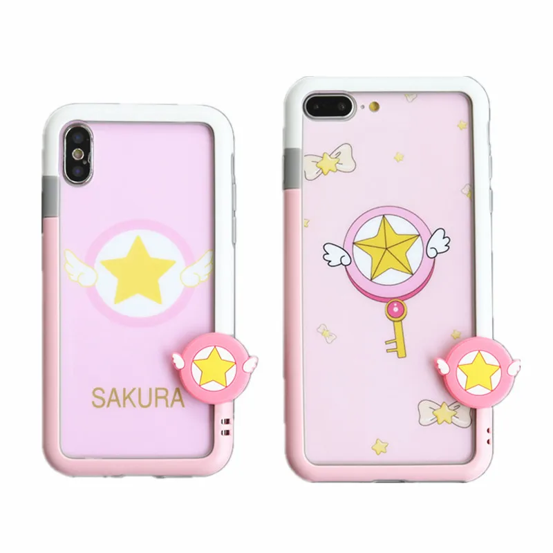 Для iPhone XS Max Sailor moon Sakura пленка для экрана из закаленного стекла (F &amp B) мягкий