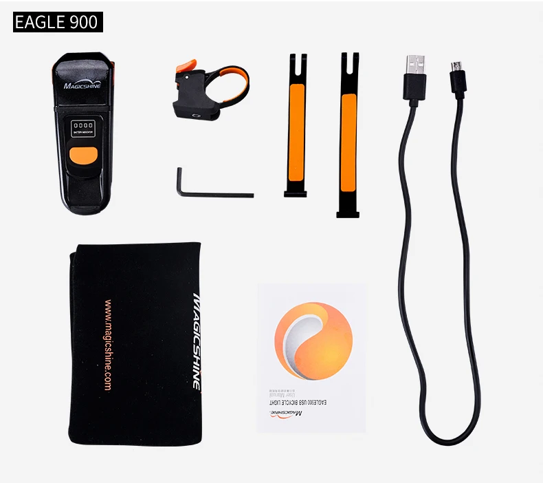 Magicshine Eagle 900 велосипедный светильник USB Перезаряжаемый 900 люмен светодиодный велосипедный фонарь IPX5 Водонепроницаемый MTB Аксессуары для велосипеда