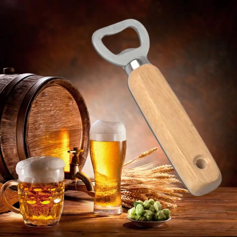 1 шт. ручной барменный открывалка для бутылок с деревянной ручкой вино пиво
