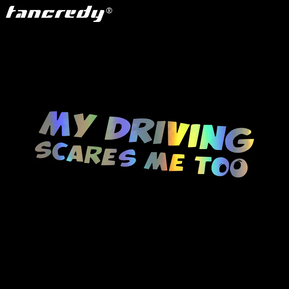 Забавные наклейки My Driving пугает меня слишком автомобильные на бампер и для